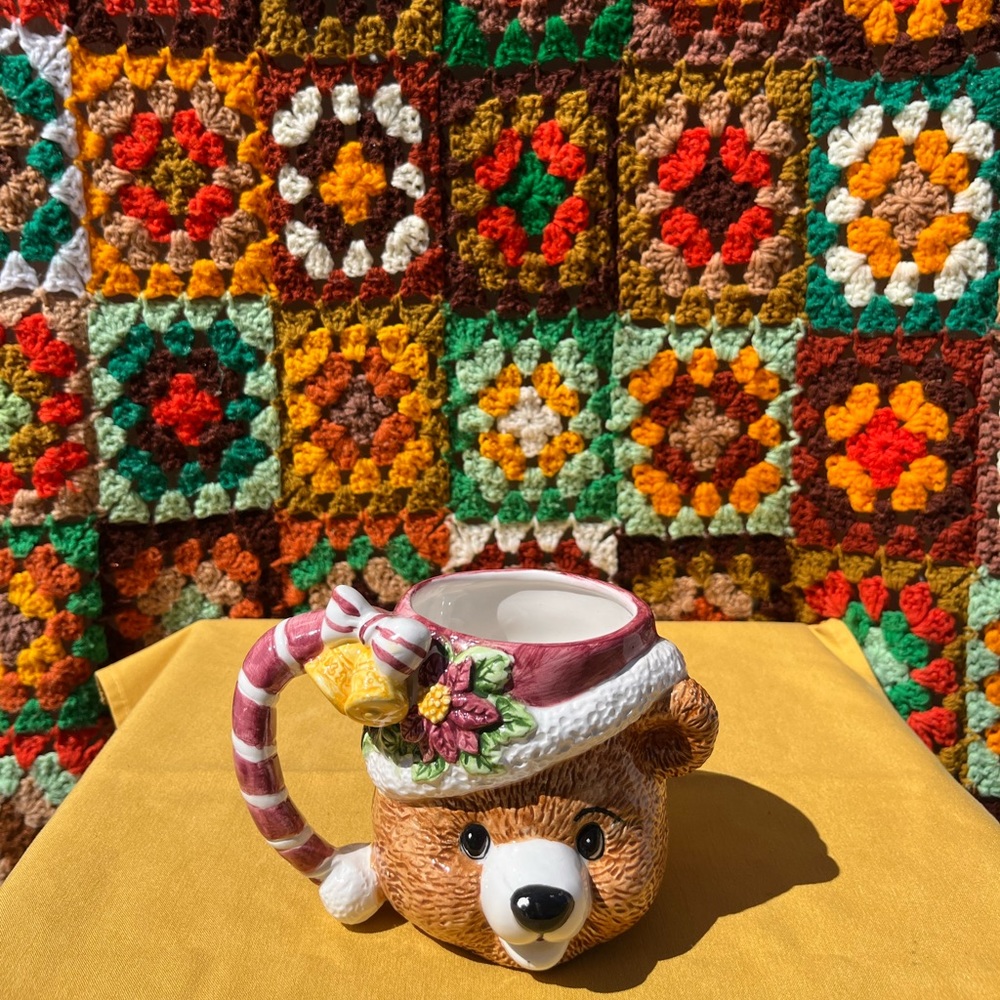 bear shaped christmas mug 🐻🎄❤️